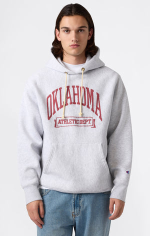 Sudadera con Capucha Pesada con Interior Afelpado y Estampado Reverse Weave para Hombre