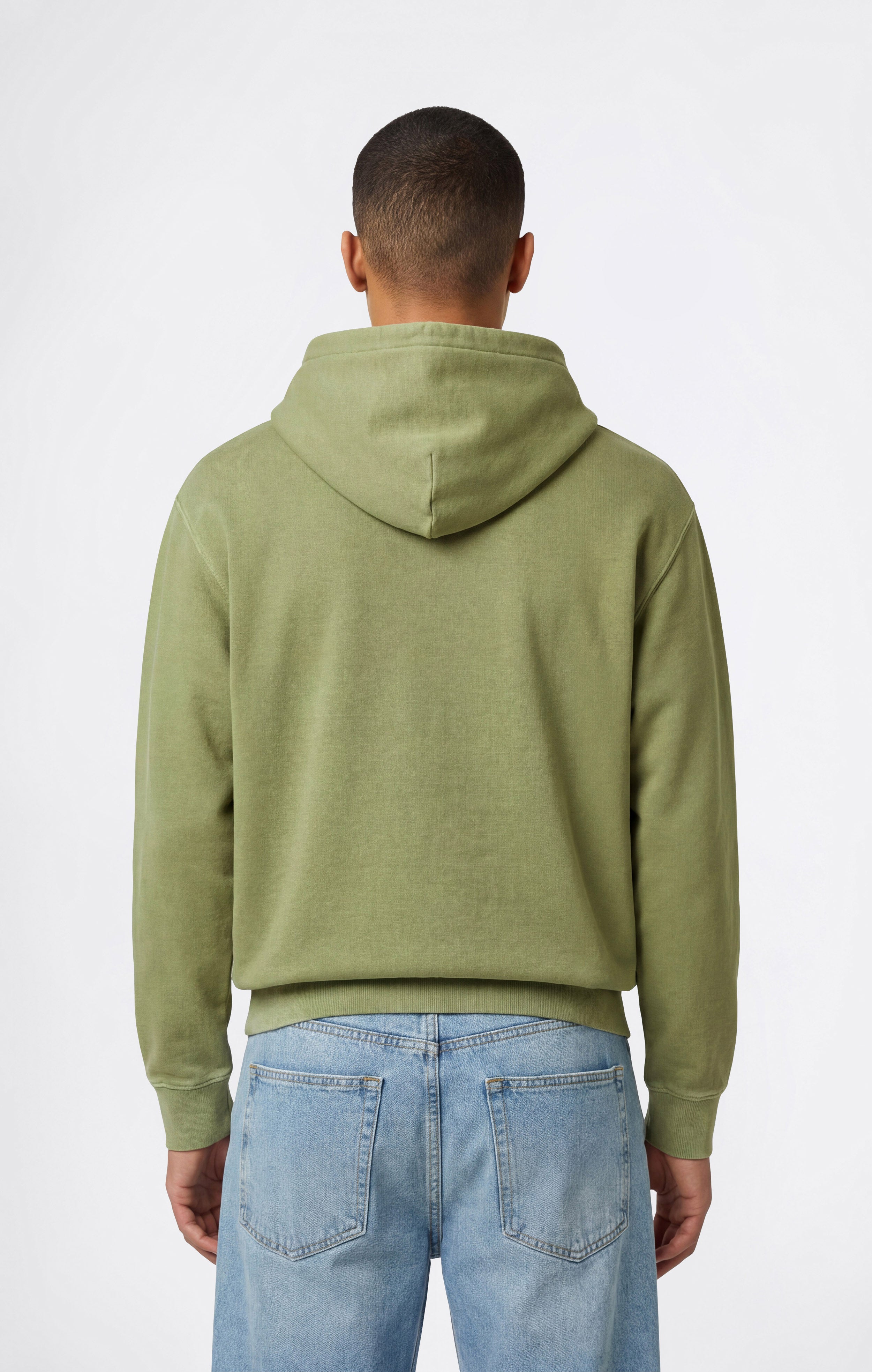 Sudadera con Capucha Pesada con Interior Afelpado y Estampado Reverse Weave para Hombre