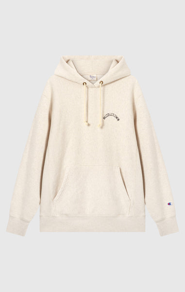 Sweat à Capuche Épais avec Intérieur Gratté et Impression Reverse Weave Homme