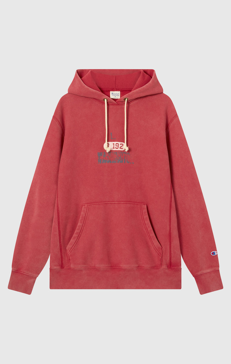 Sudadera con Capucha Pesada con Interior Afelpado y Estampado Reverse Weave para Hombre