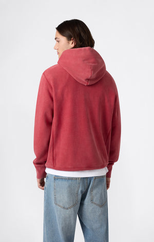 Sudadera con Capucha Pesada con Interior Afelpado y Estampado Reverse Weave para Hombre