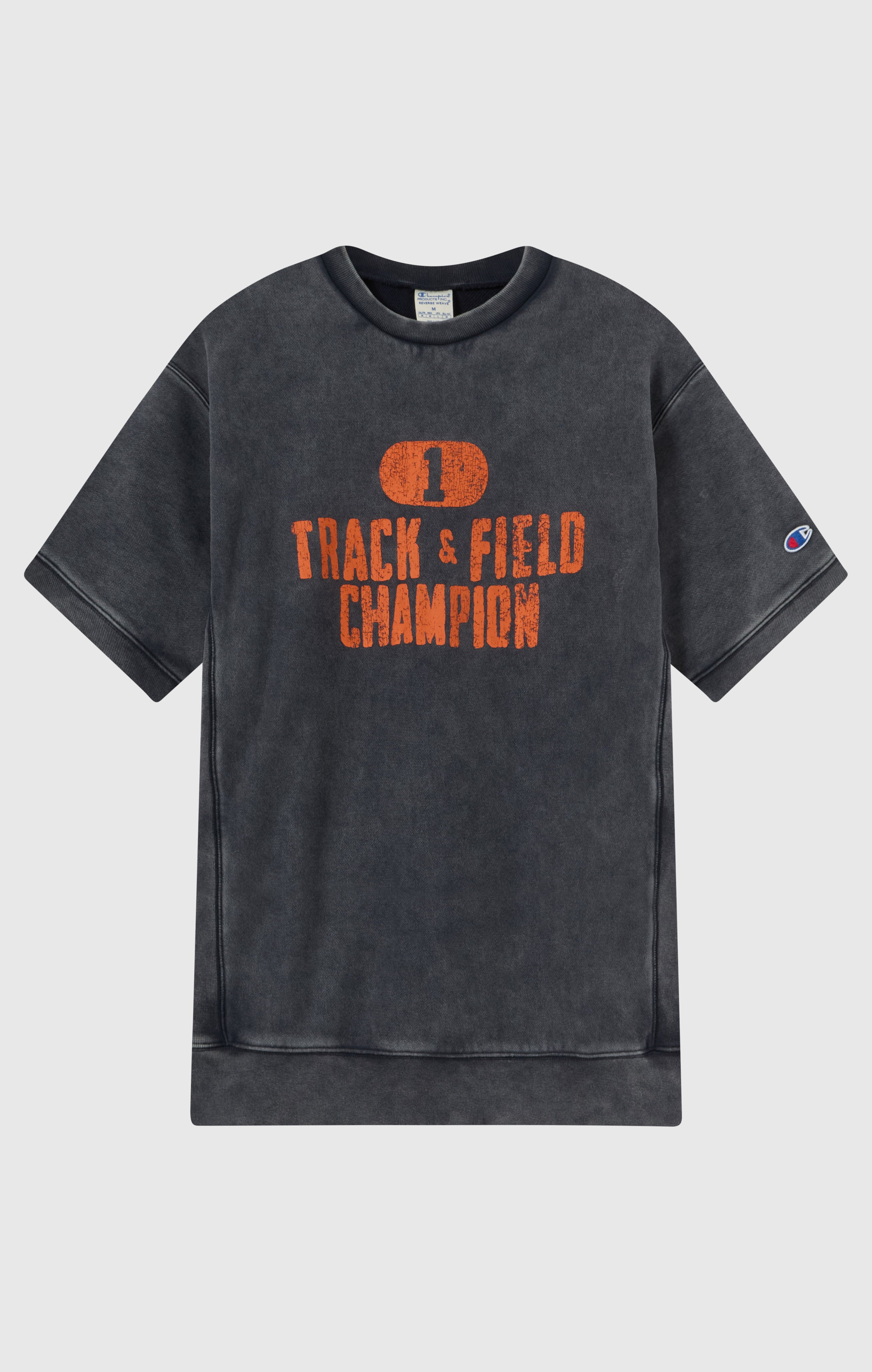 Sudadera Reverse Weave de Manga Corta para Hombre con Interior Afelpado y Estampado