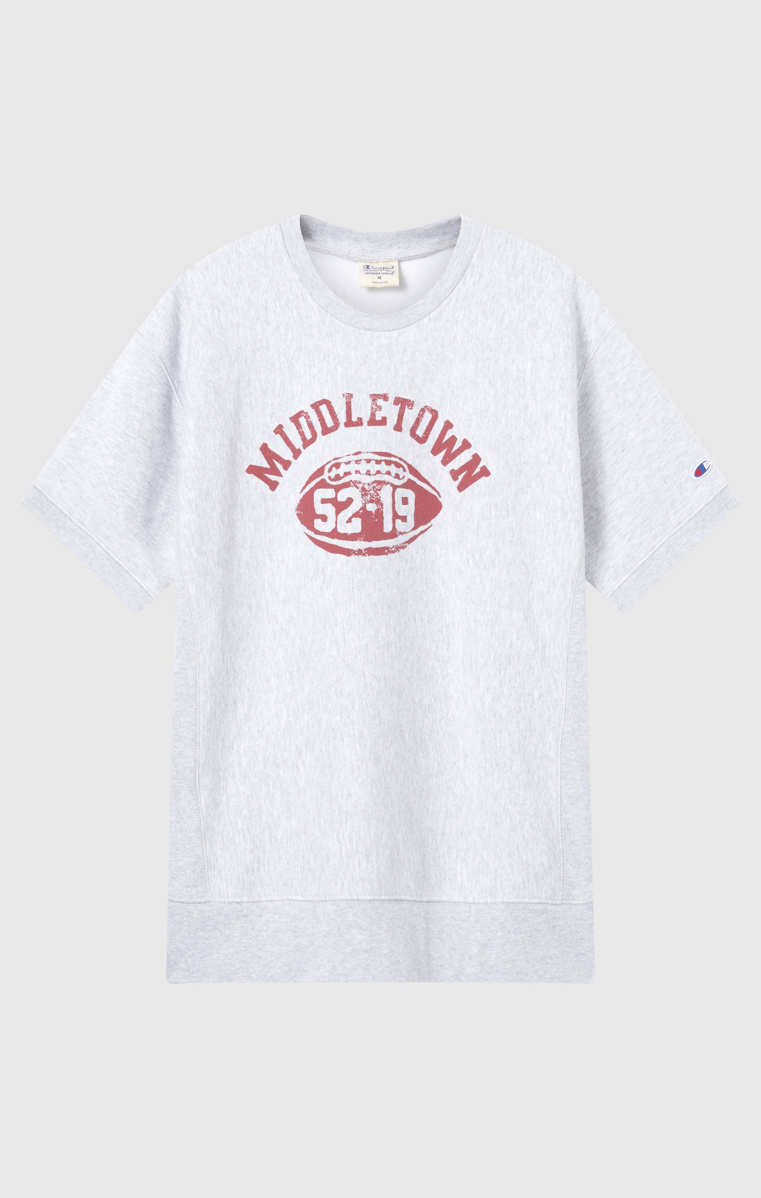 Sudadera Reverse Weave de Manga Corta para Hombre con Interior Afelpado y Estampado