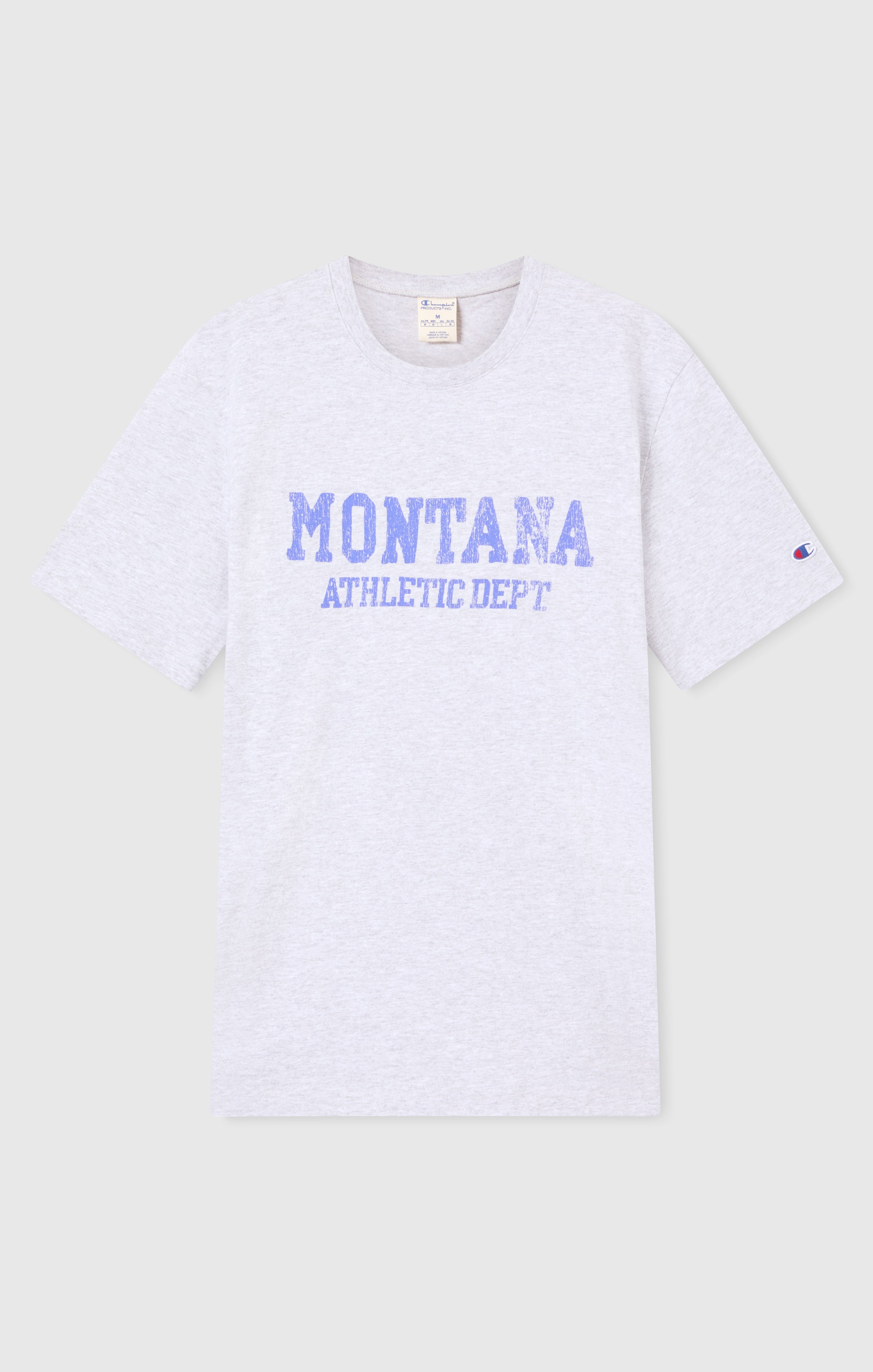 Men’s Heavy Cotton T-Shirt with Reverse Weave Print