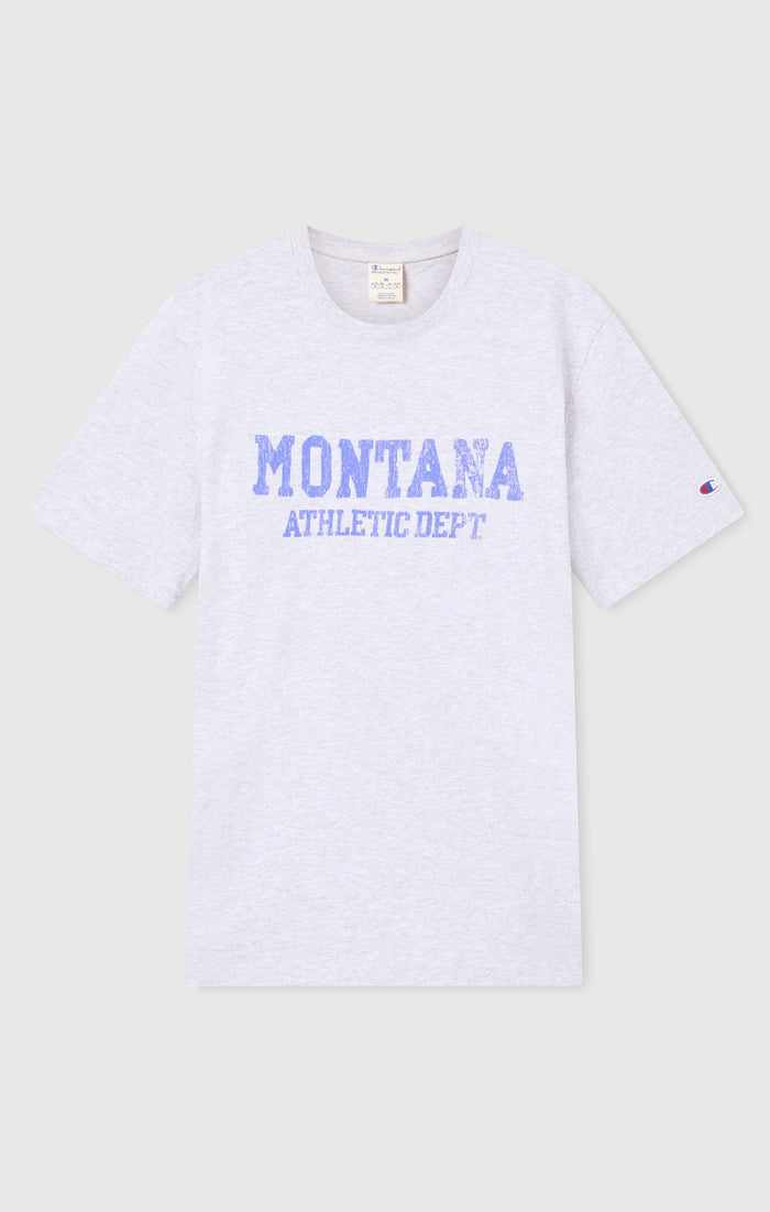 Men’s Heavy Cotton T-Shirt with Reverse Weave Print