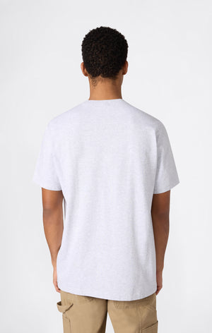 Men’s Heavy Cotton T-Shirt with Reverse Weave Print