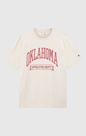 Men’s Heavy Cotton T-Shirt with Reverse Weave Print