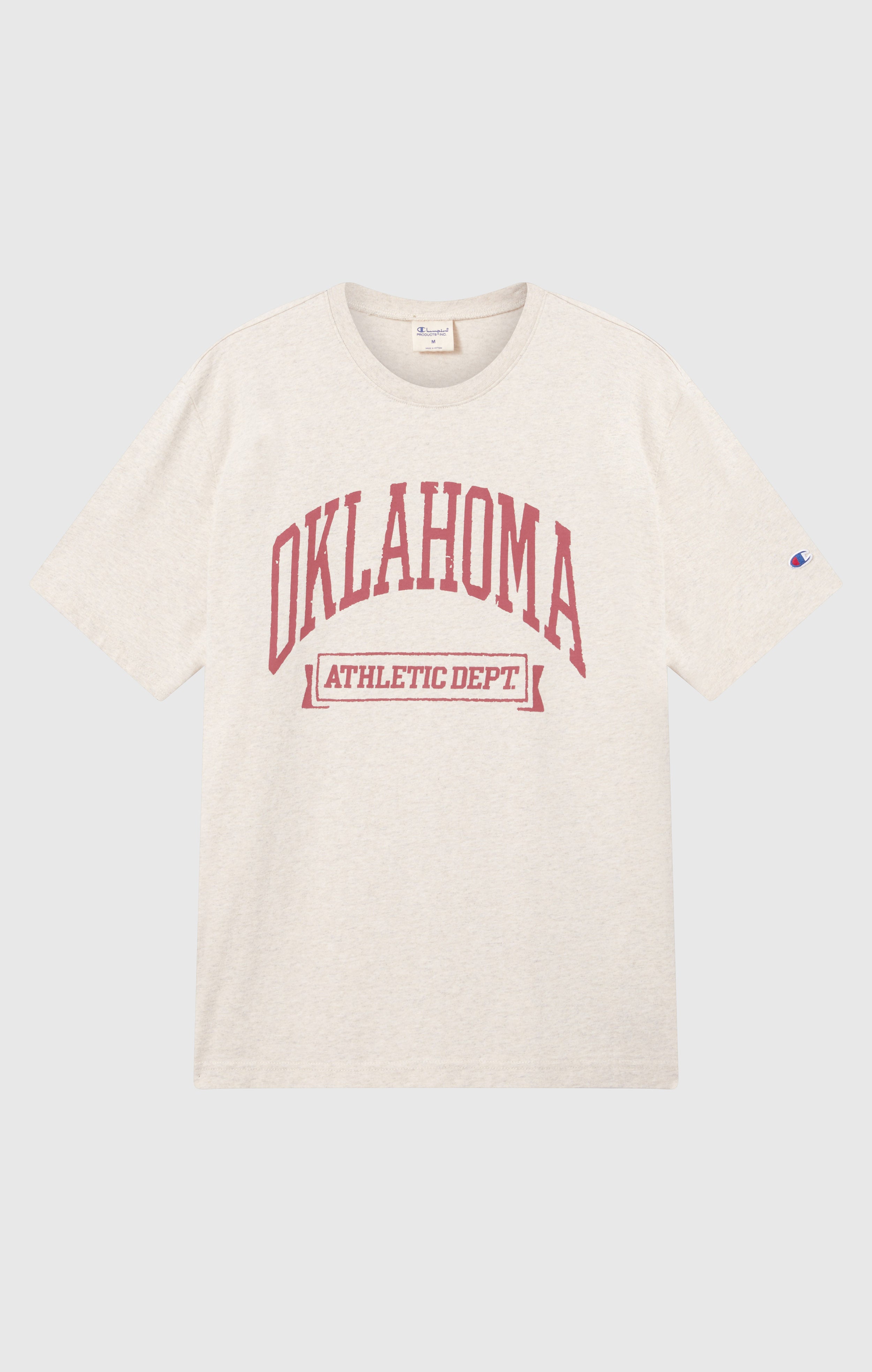 Men’s Heavy Cotton T-Shirt with Reverse Weave Print