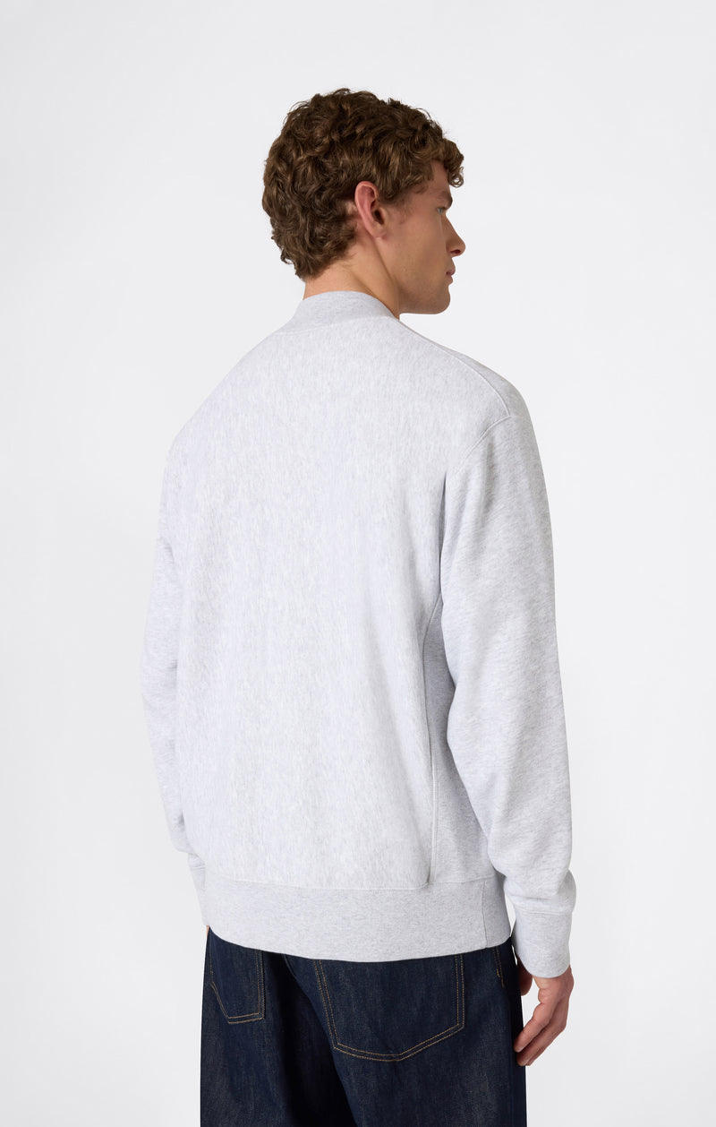 Men’s Lightweight Reverse Weave Bomber Sweatshirt