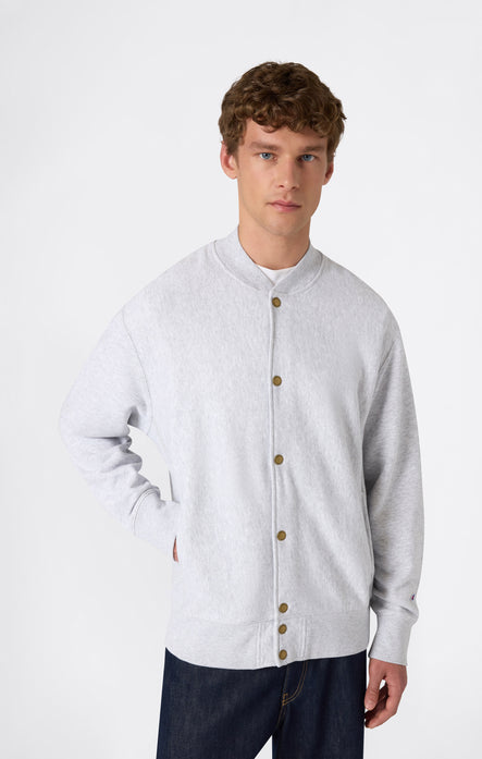 Men’s Lightweight Reverse Weave Bomber Sweatshirt