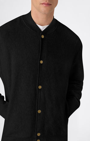 Men’s Lightweight Reverse Weave Bomber Sweatshirt