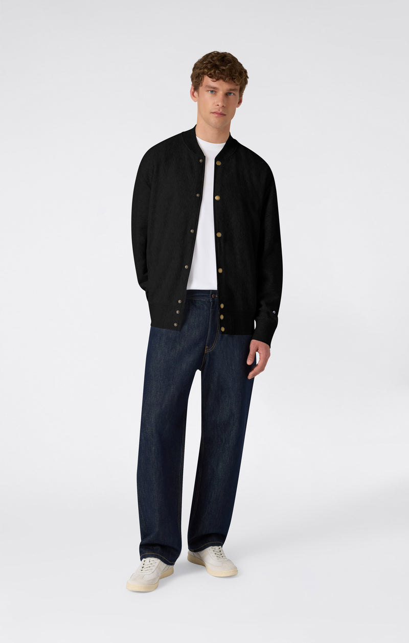 Men’s Lightweight Reverse Weave Bomber Sweatshirt