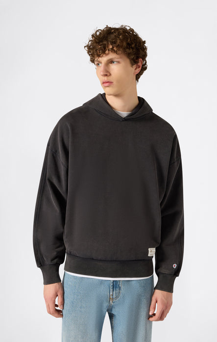 Men’s Hooded Sweatshirt with Washed Effect