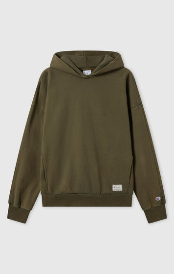 Felpa con Cappuccio Effetto Slavato da Uomo