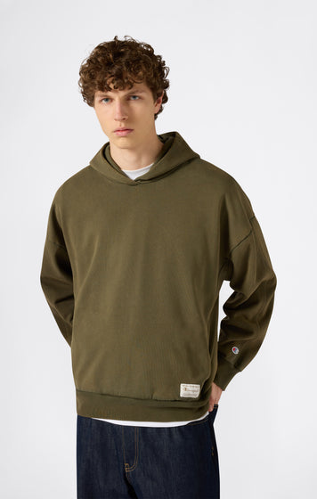 Felpa con Cappuccio Effetto Slavato da Uomo