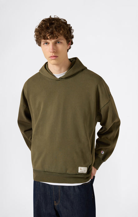Men’s Hooded Sweatshirt with Washed Effect