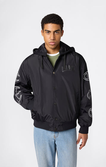 Blouson bomber à capuche pour homme
