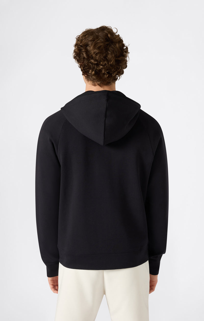 Felpa con Cappuccio Full Zip C-Tech Da Uomo