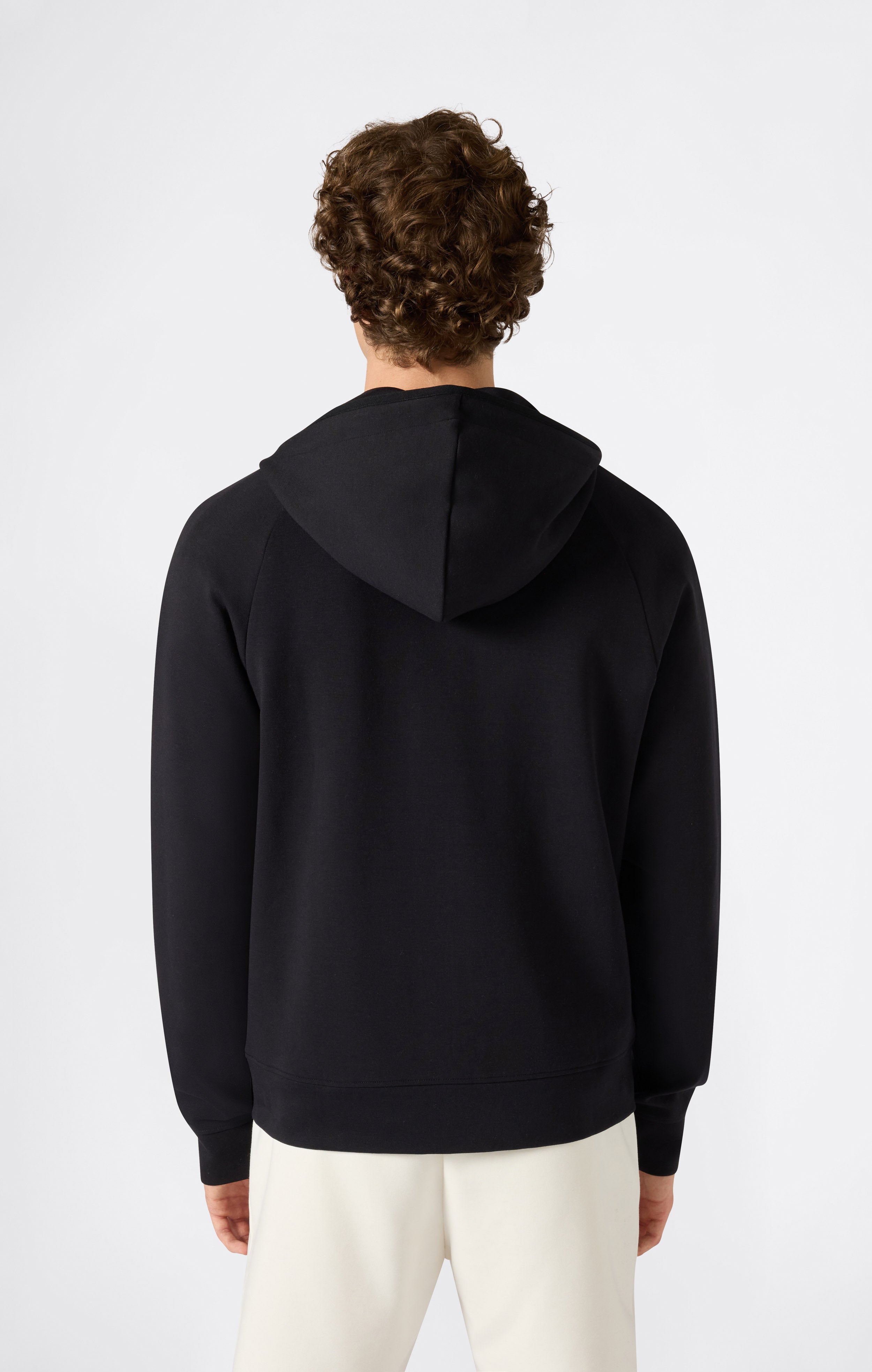 Felpa con Cappuccio Full Zip C-Tech Da Uomo