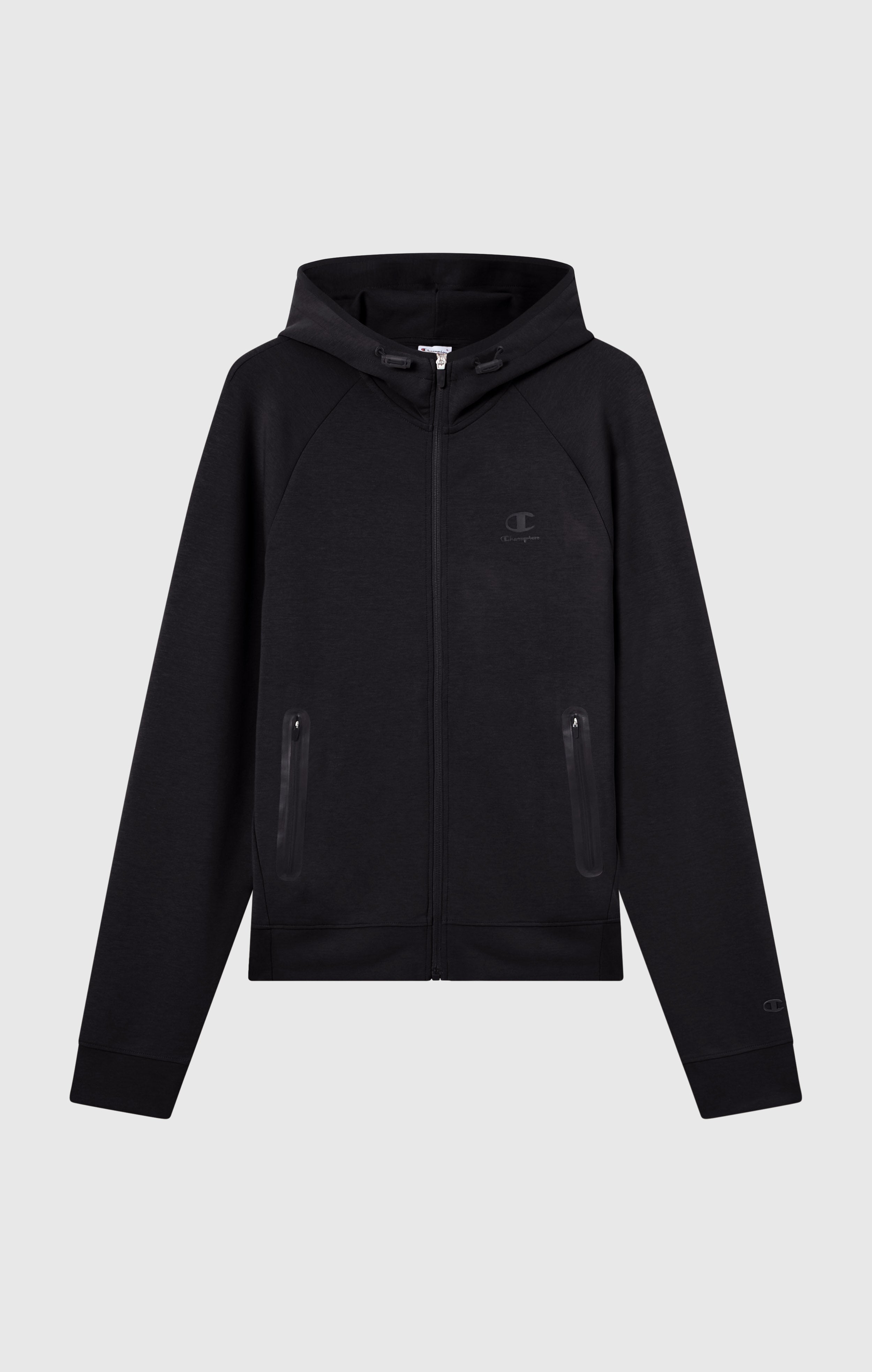 Felpa con Cappuccio Full Zip C-Tech Da Uomo