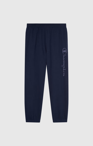 Pantalon léger avec bas élastiqué et maxi logo brodé ton sur ton pour homme Icons