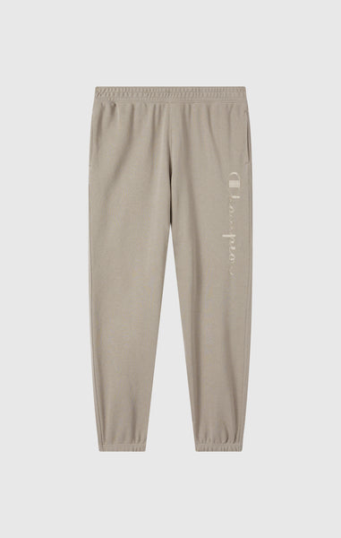 Pantalón ligero con bajo elástico y maxi logo bordado tono sobre tono para hombre Icons