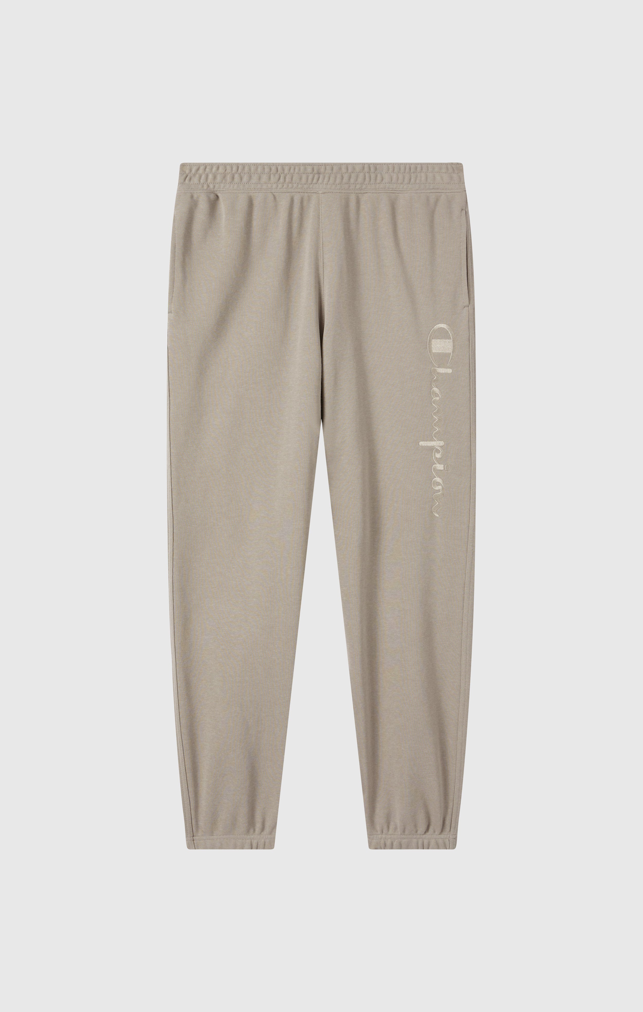 Pantaloni Leggeri con Fondo  Elasticizzato e Maxi Logo Tonal Ricamato da Uomo Icons