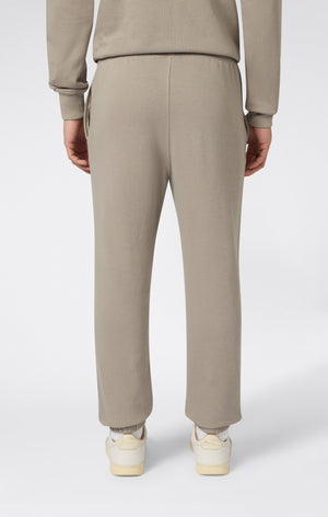 Pantaloni Leggeri con Fondo  Elasticizzato e Maxi Logo Tonal Ricamato da Uomo Icons