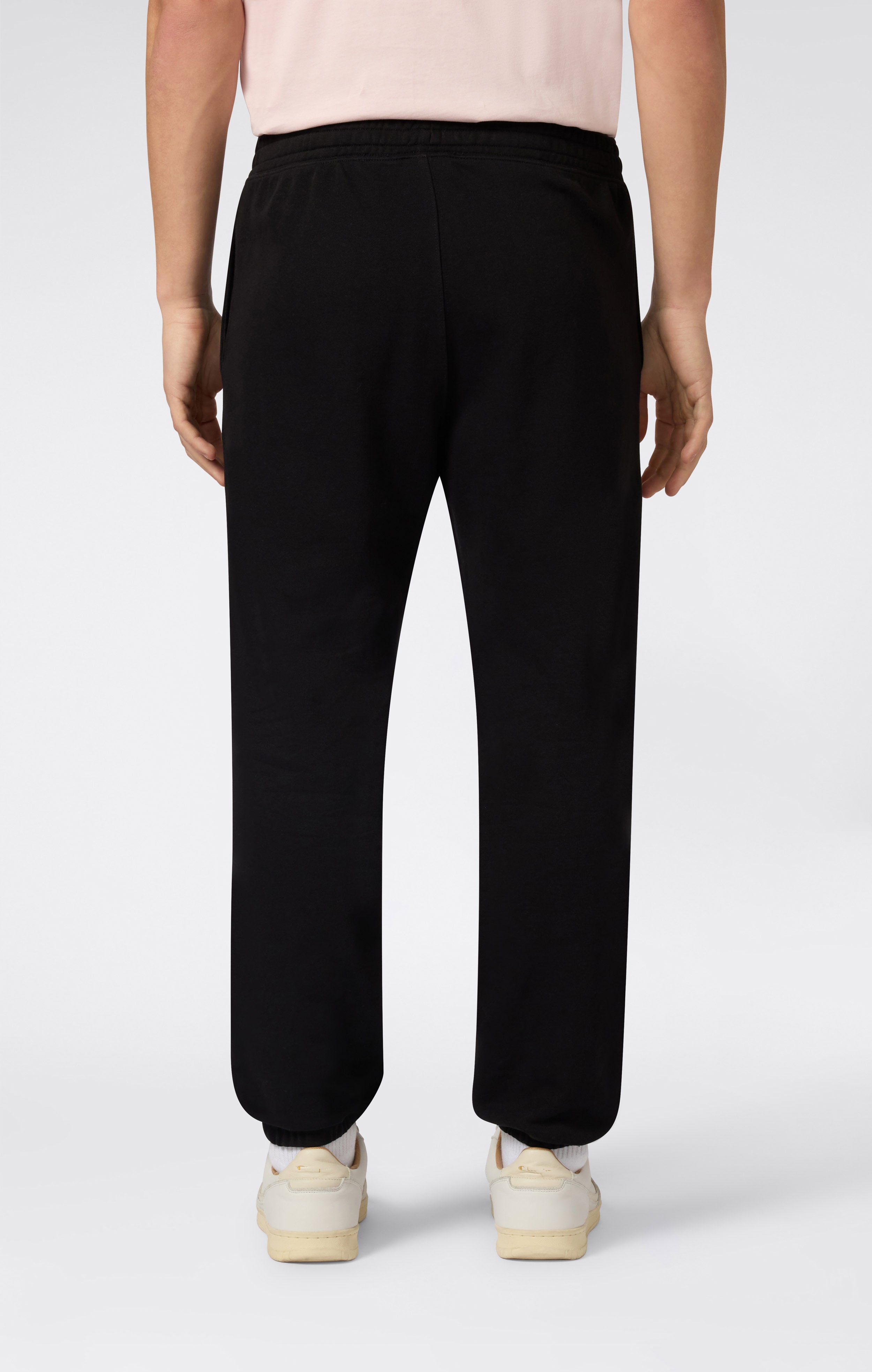 Herren Leichte Hose mit elastischem Beinabschluss und tonal gesticktem Maxi-Logo Icons