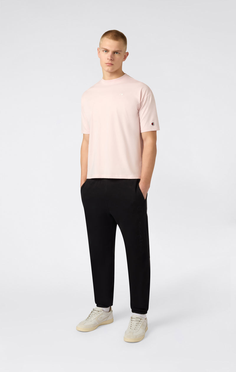 Herren Leichte Hose mit elastischem Beinabschluss und tonal gesticktem Maxi-Logo Icons