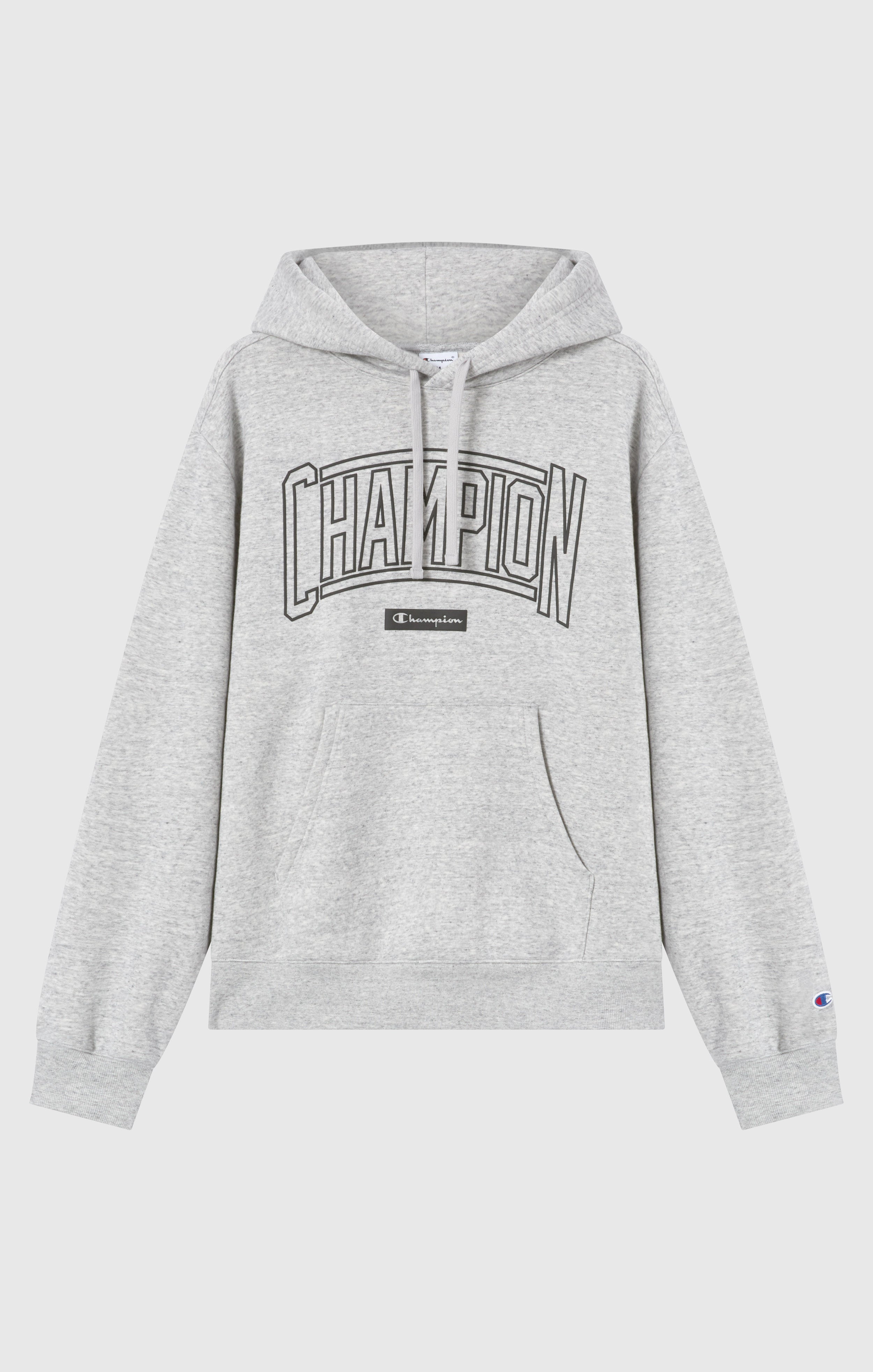 Men’s Hooded Sweatshirt With Brushed Interior And Puff Print Logo