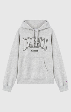 Men’s Hooded Sweatshirt With Brushed Interior And Puff Print Logo