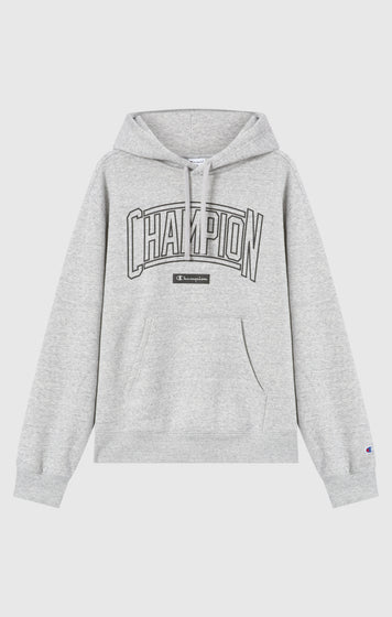 Men’s Hooded Sweatshirt With Brushed Interior And Puff Print Logo