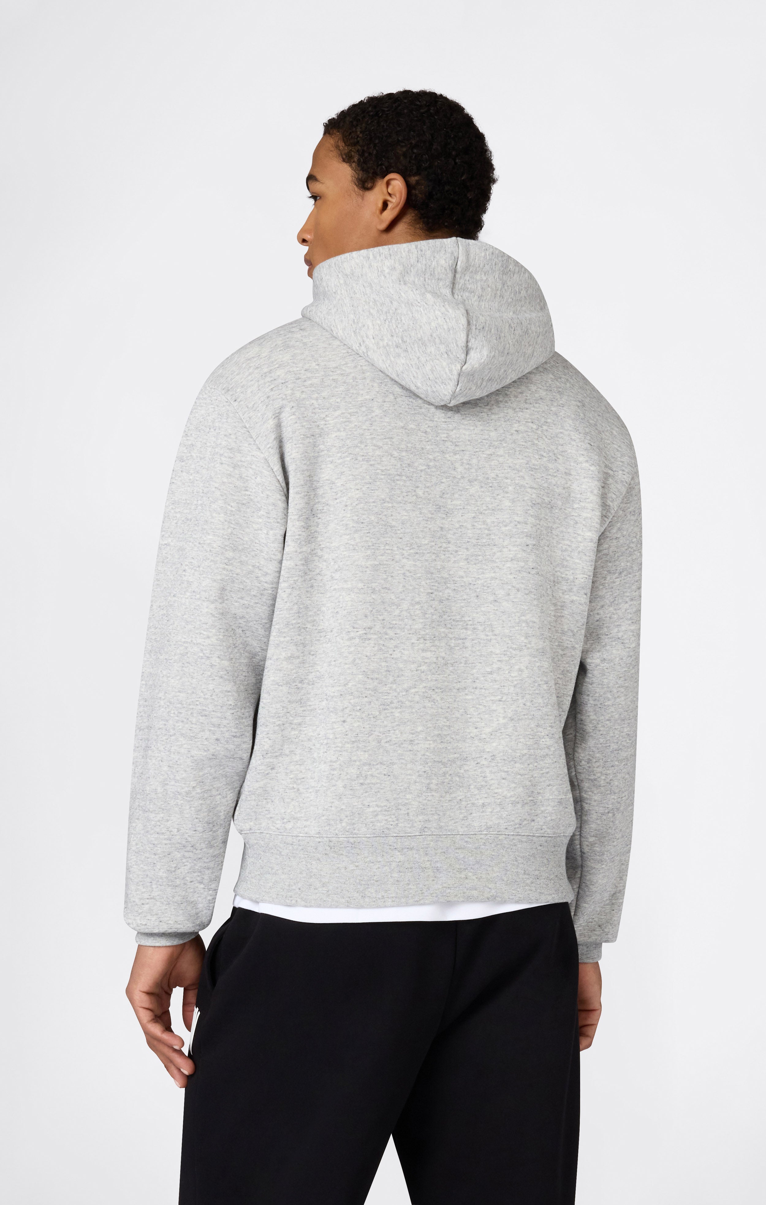 Men’s Hooded Sweatshirt With Brushed Interior And Puff Print Logo