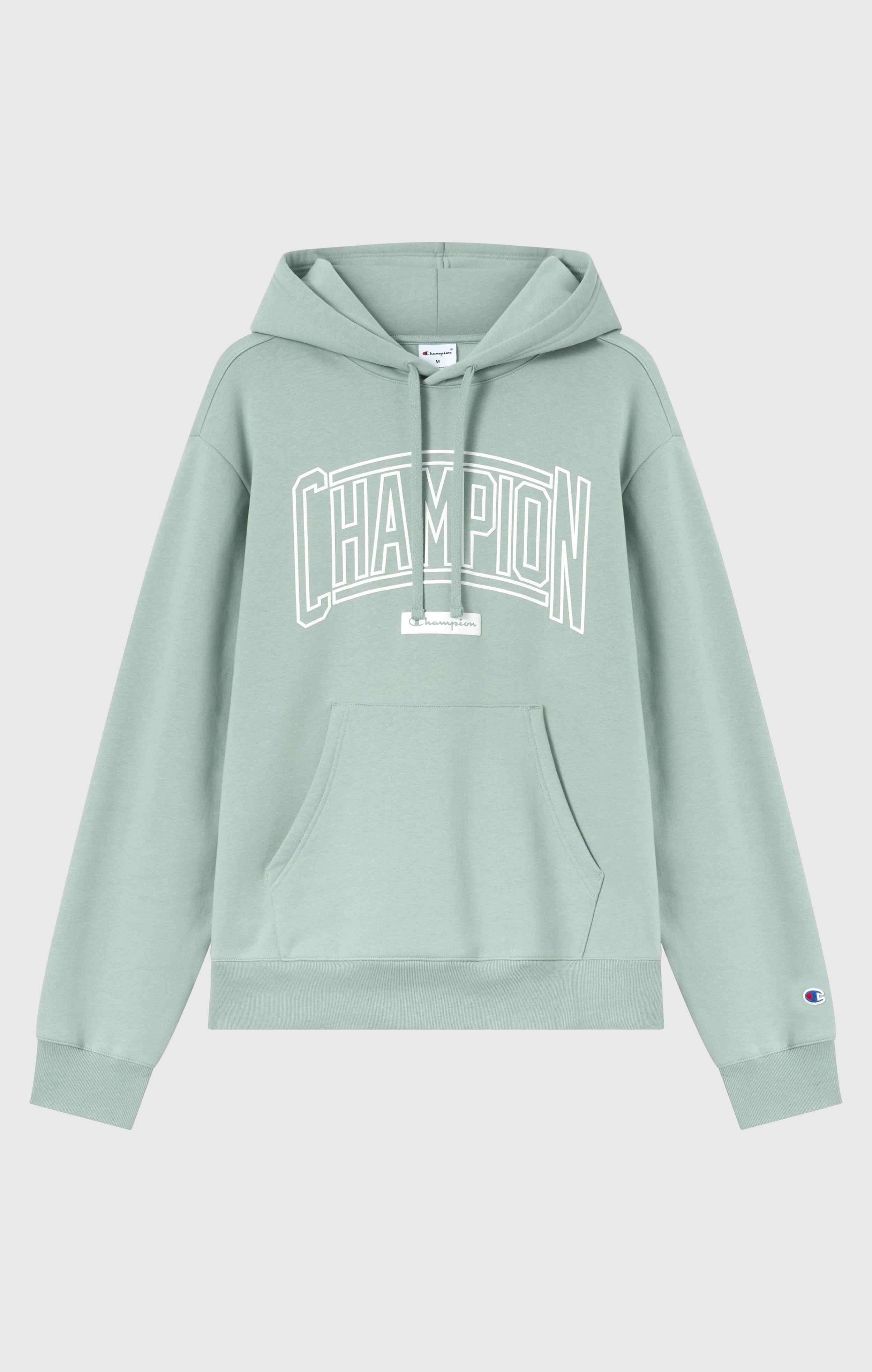 Men’s Hooded Sweatshirt With Brushed Interior And Puff Print Logo