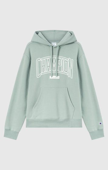 Men’s Hooded Sweatshirt With Brushed Interior And Puff Print Logo