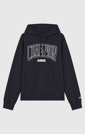 Men’s Hooded Sweatshirt With Brushed Interior And Puff Print Logo