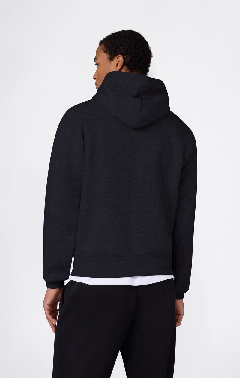 Men’s Hooded Sweatshirt With Brushed Interior And Puff Print Logo