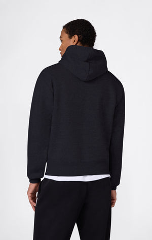 Men’s Hooded Sweatshirt With Brushed Interior And Puff Print Logo