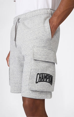 Pantaloncini Cargo con Interno Felpato e Logo Da Uomo