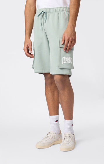Men’s Cargo Shorts With Brushed Interior And Logo