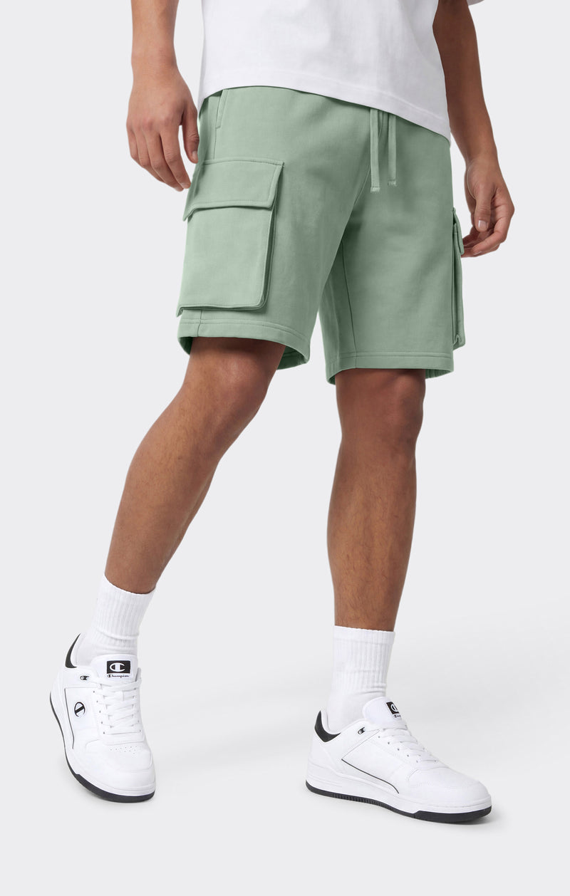 Pantaloncini Cargo con Interno Felpato e Logo Da Uomo