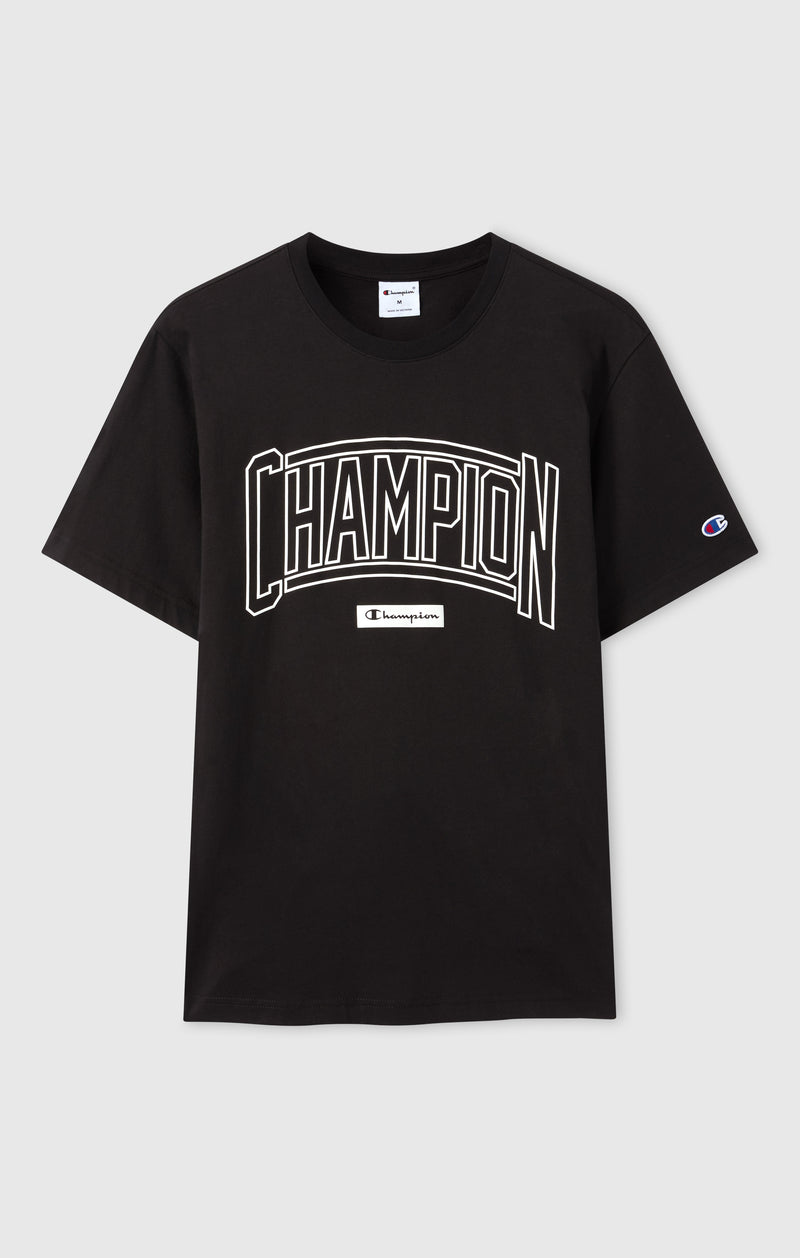 Rundhals-T-Shirt Mit Puff-Print-Logo Für Herren