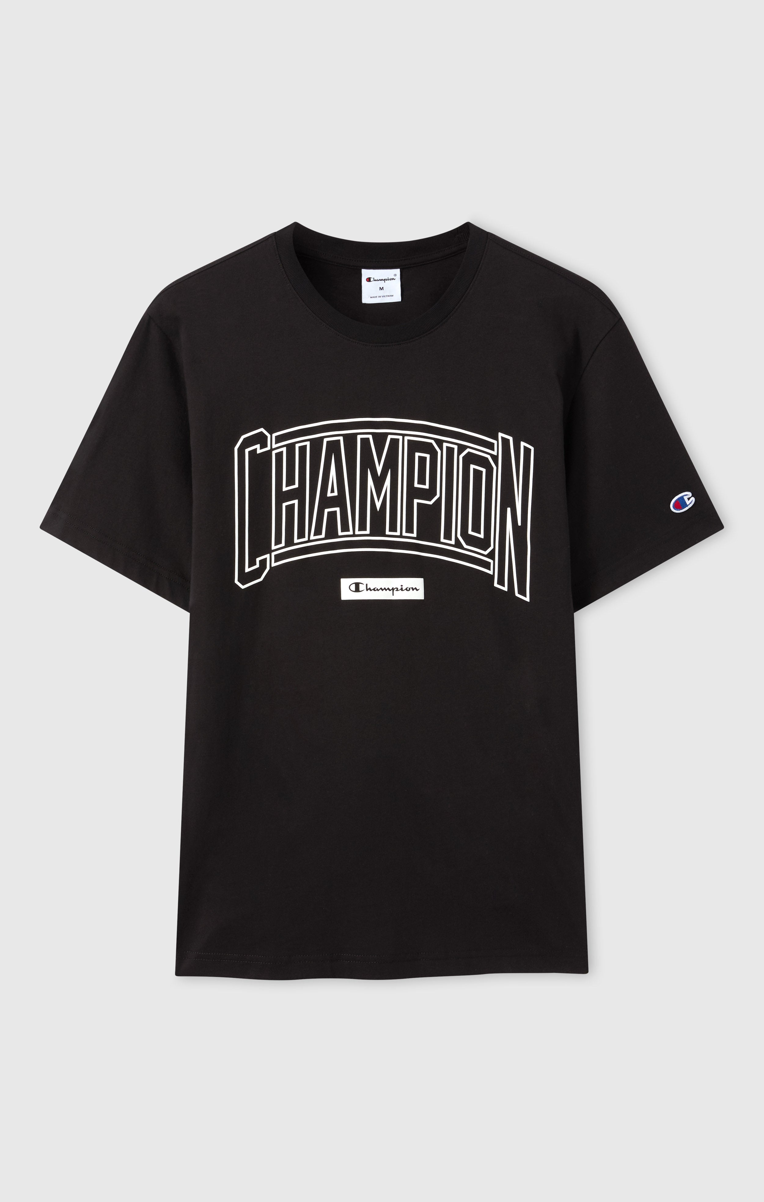 Rundhals-T-Shirt Mit Puff-Print-Logo Für Herren