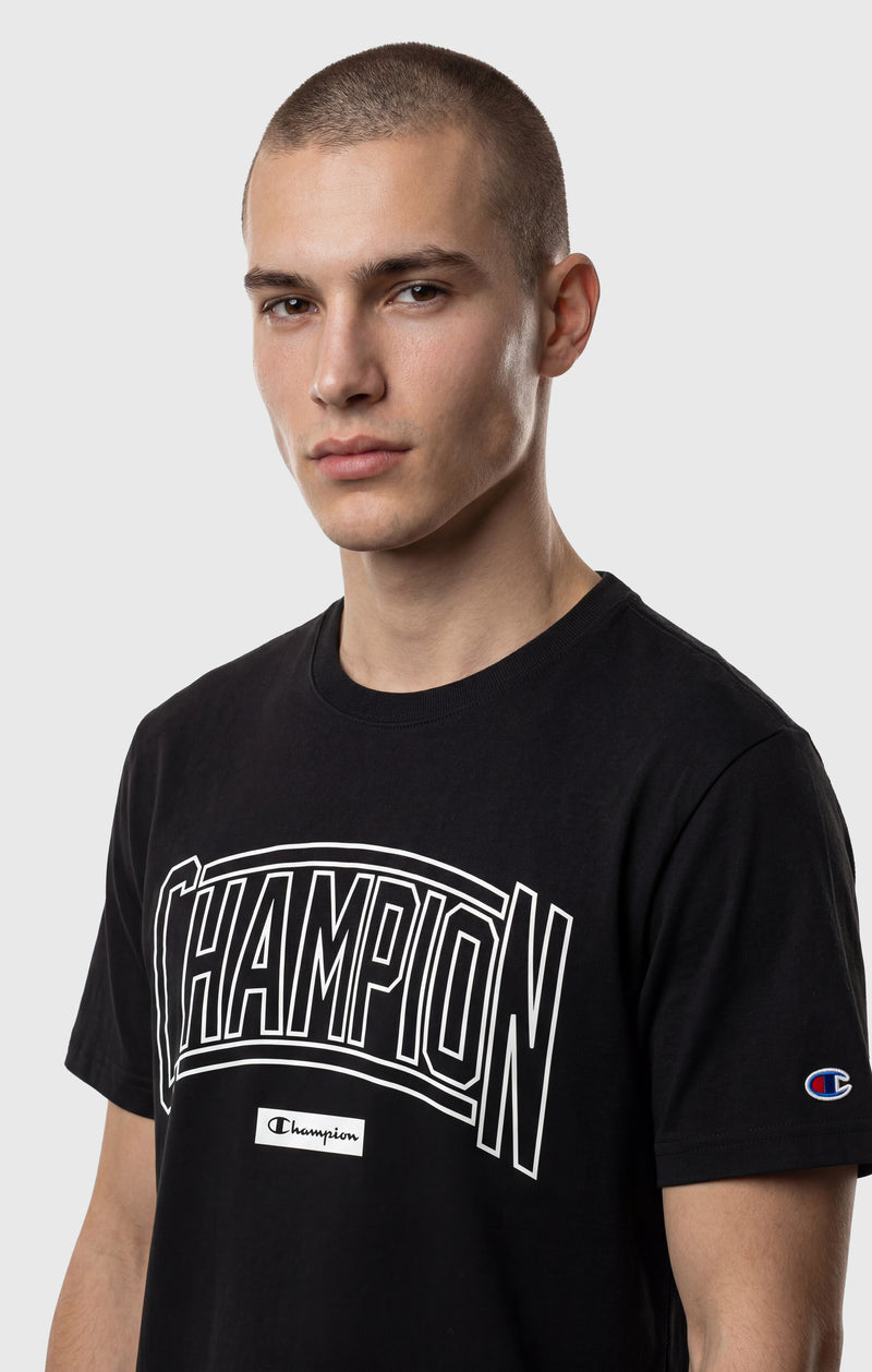 Rundhals-T-Shirt Mit Puff-Print-Logo Für Herren