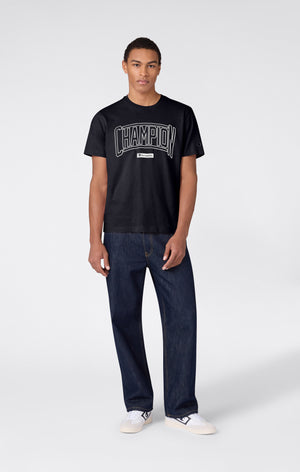 Rundhals-T-Shirt Mit Puff-Print-Logo Für Herren