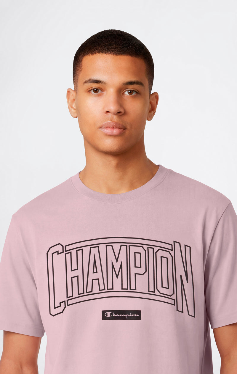 Rundhals-T-Shirt Mit Puff-Print-Logo Für Herren