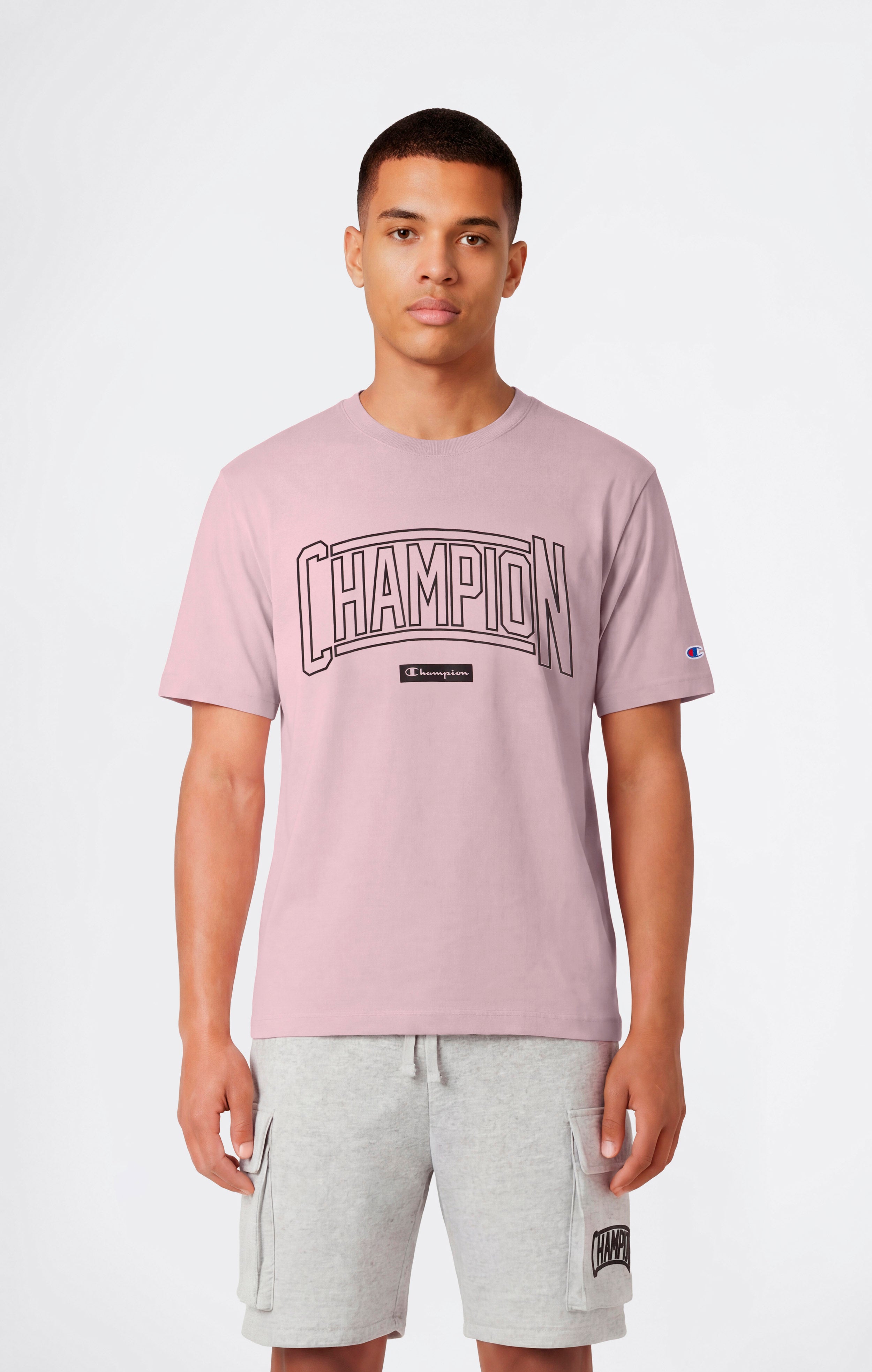 Rundhals-T-Shirt Mit Puff-Print-Logo Für Herren