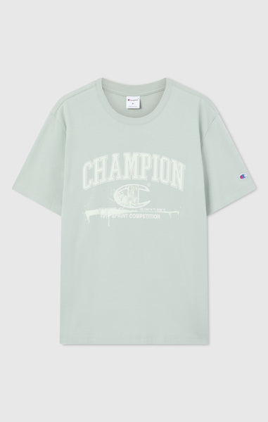 Men’s Crewneck T-Shirt With Puff Print Graphic