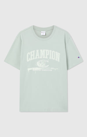 Men’s Crewneck T-Shirt With Puff Print Graphic